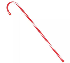 Canne de Noël en plastique 86 cm