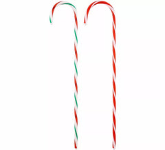 Assortiment de cannes de Noël fines, 79 cm