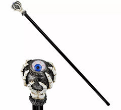 Canne de marche squelette de 110 cm avec œillet pliable