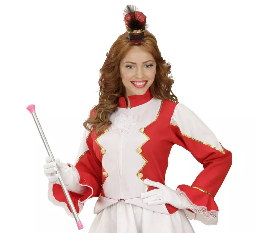 Translation missing: fr.Bastón Majorette rosa Holográfico de 51 cm