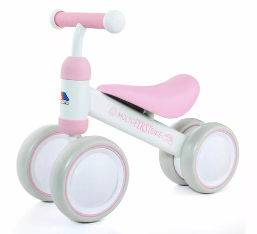 Bicicleta Correpasillos rosa para bebé