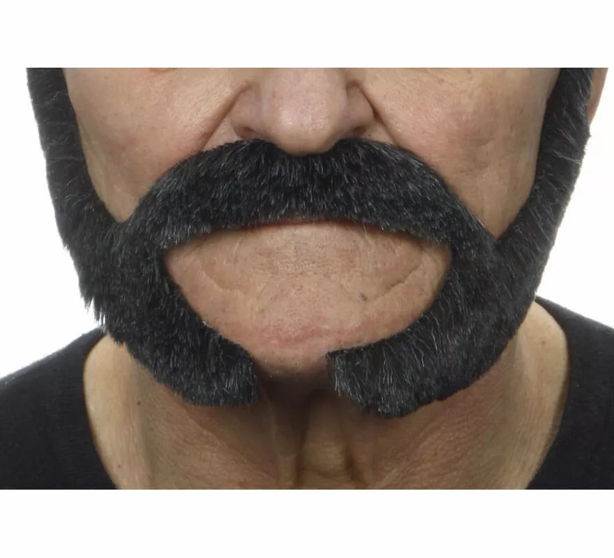 Translation missing: fr.Bigote con Perilla y Patillas negro con canas