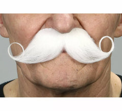 Moustache blanche française