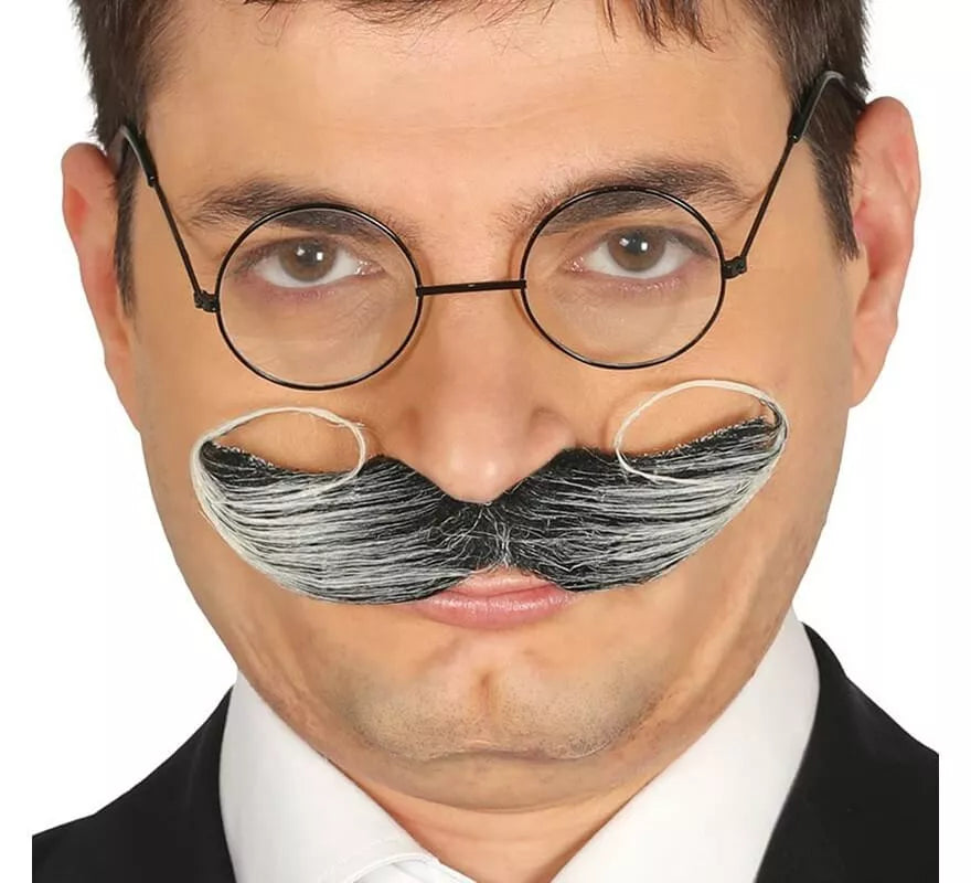 Translation missing: fr.Bigote Ingles Canoso con Adhesivo