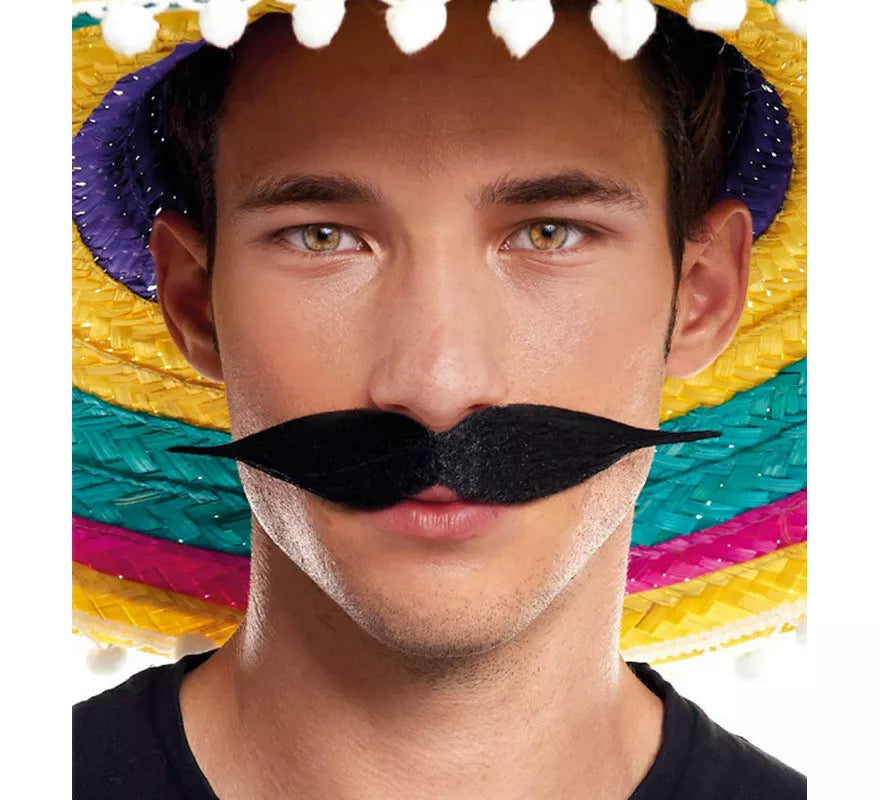 Translation missing: fr.Bigote Negro Recto de Mexicano
