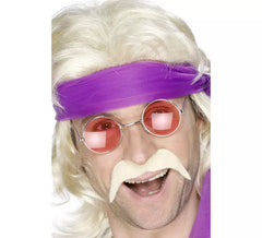 Moustache Blonde de Années 70 pour homme
