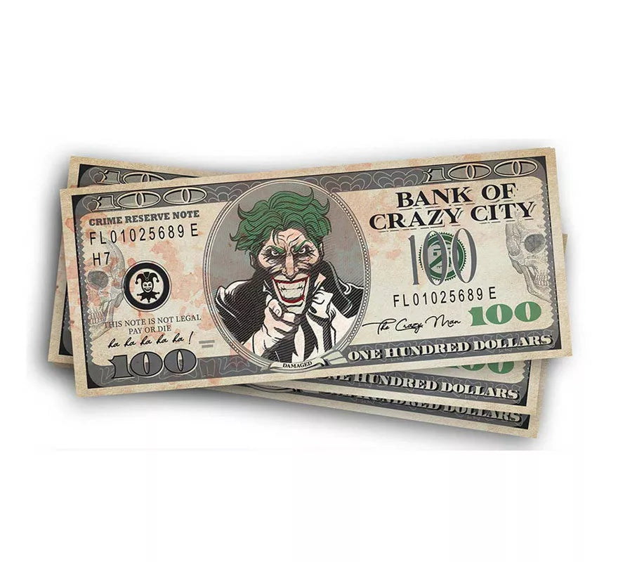 Translation missing: fr.Billetes con imagen de Mr Smile de 6X15 cm