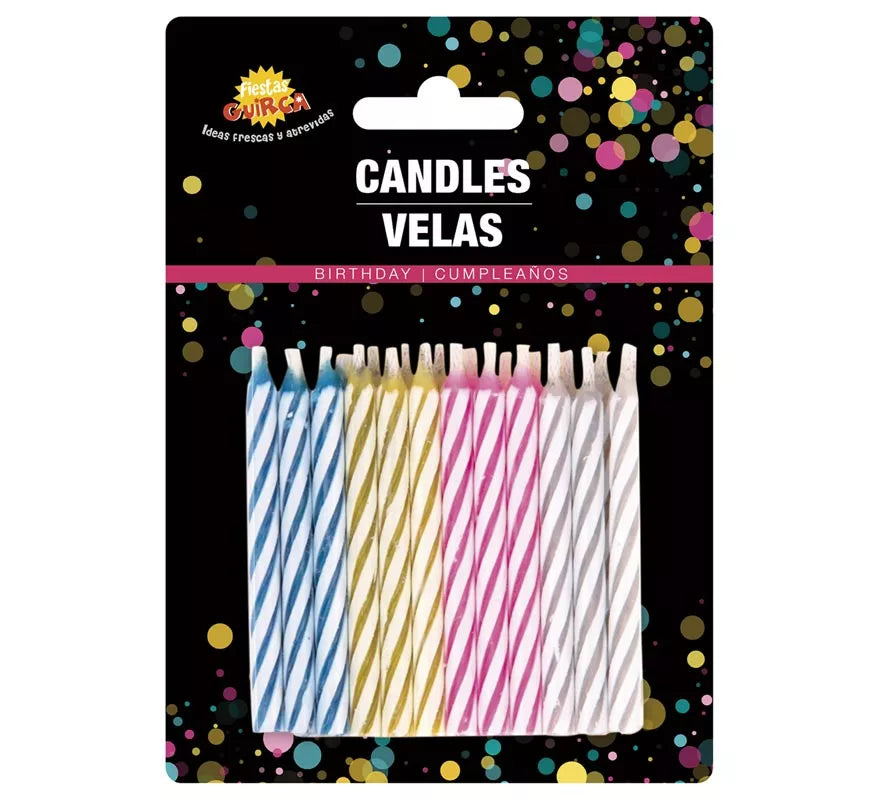 Translation missing: fr.Blister de 24 Velas de Cumpleaños