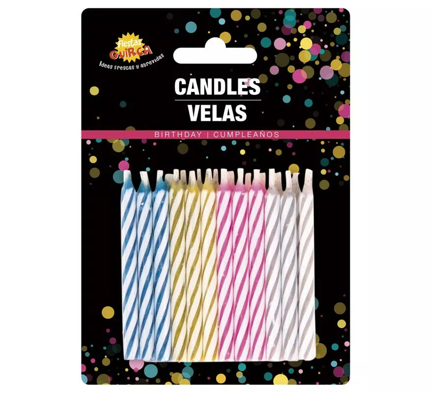 Translation missing: fr.Blister de 24 Velas de Cumpleaños