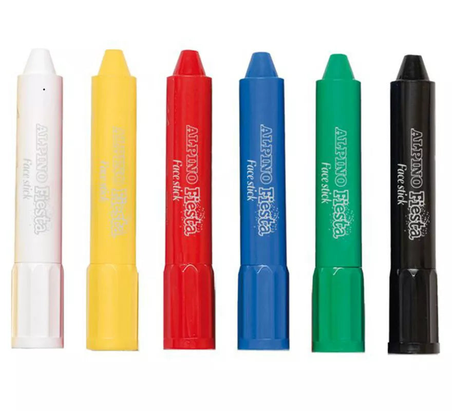 Translation missing: fr.Blíster de 6 Alpino Face Stick Colores Variados