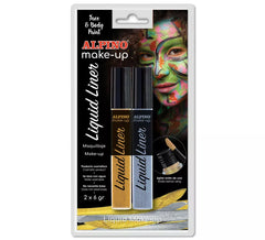 Blister de maquillage liquide Gold and Silver Liner (2 unités de 6 grammes)