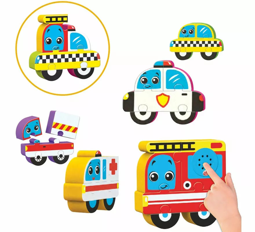 Translation missing: fr.Bloques de Puzzles de Figuras de Vehículos con Sonido