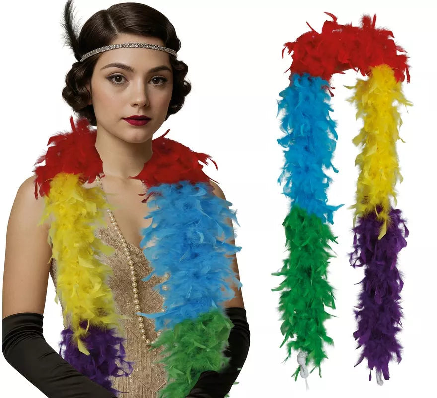 Translation missing: fr.Boa de 80 g de plumas en varios colores