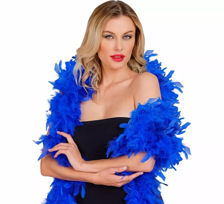 Boa de Plumas de 1,80 m y 80 g en varios colores