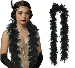 Boa en plumes de 80 g de couleurs variées