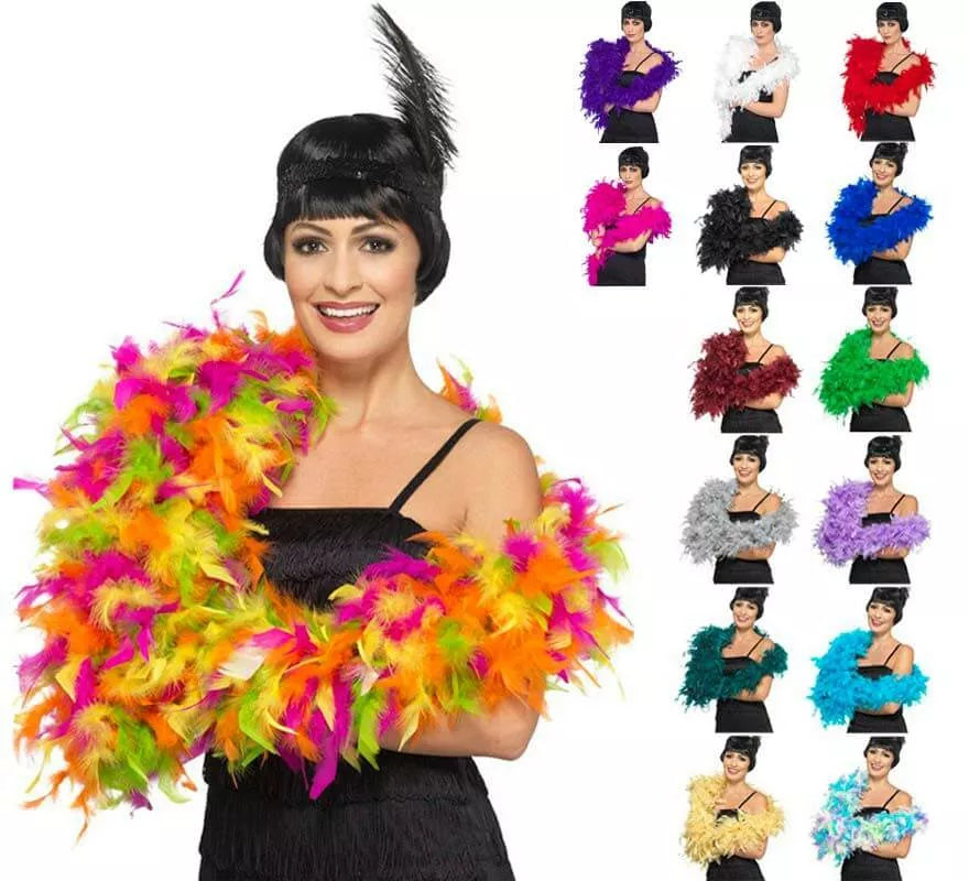 Translation missing: fr.Boa Deluxe de Plumas 180 cm 80 g en varios colores