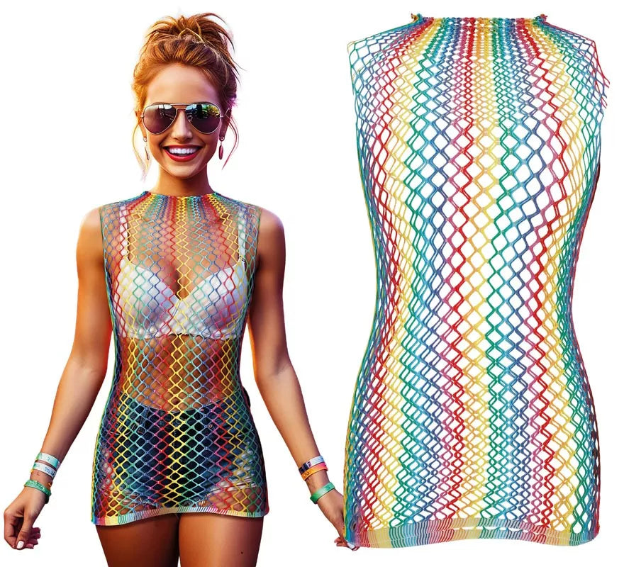 Translation missing: fr.Body de Rejilla multicolor para mujer