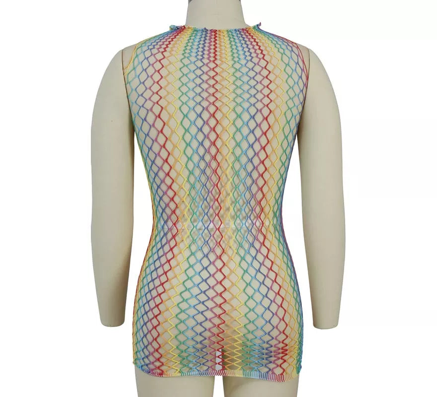 Translation missing: fr.Body de Rejilla multicolor para mujer