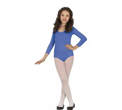 Body ou maillot bleu à manches longues pour enfant