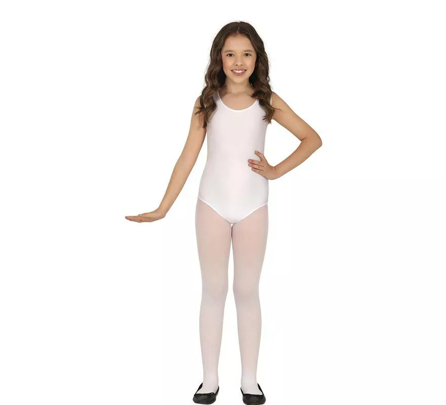 Translation missing: fr.Body o Maillot Blanco sin mangas para niños