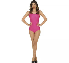 Body ou maillot sans manches fuchsia pour femme