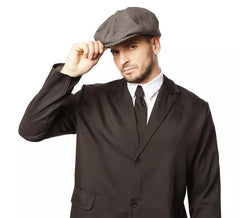 Béret Gangster Anglais Gris
