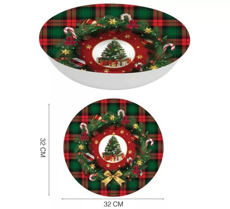 Translation missing: fr.Bol Árbol de Navidad de pvc de 32 cm