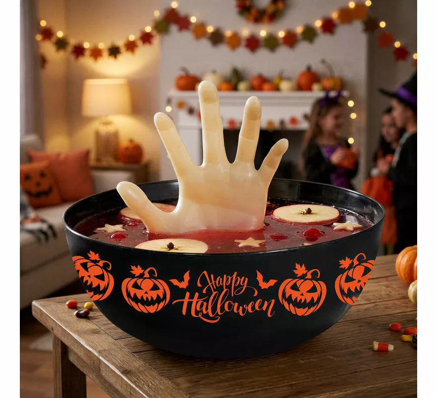 Translation missing: fr.Bol con Mano Happy Halloween de 25 cm