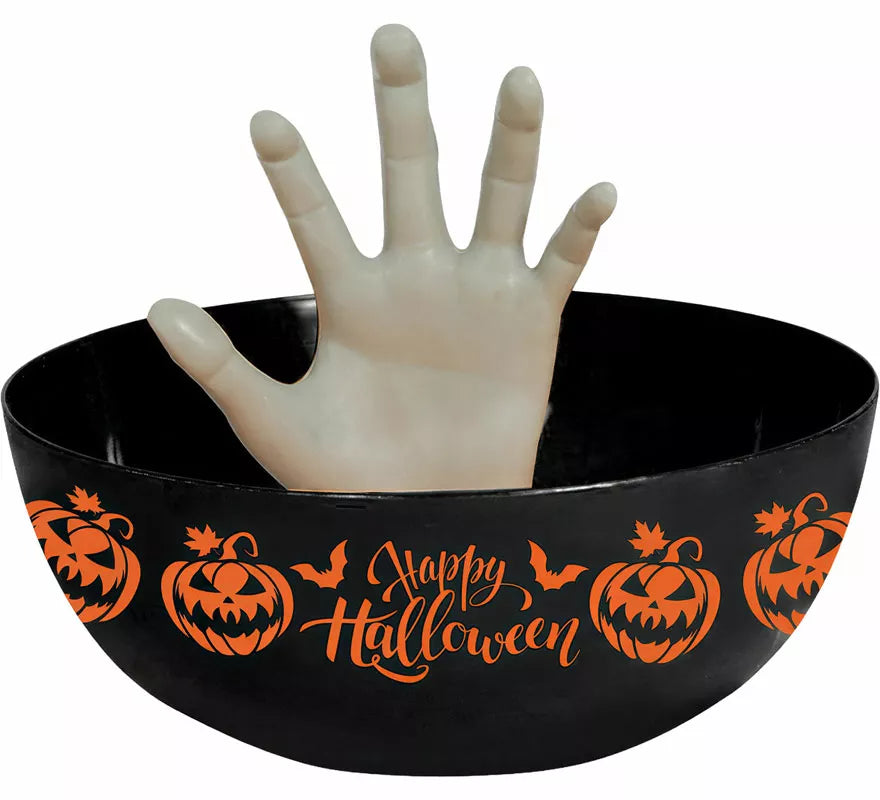 Translation missing: fr.Bol con Mano Happy Halloween de 25 cm