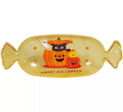 Bol à bonbons Halloween orange, 34x13 cm