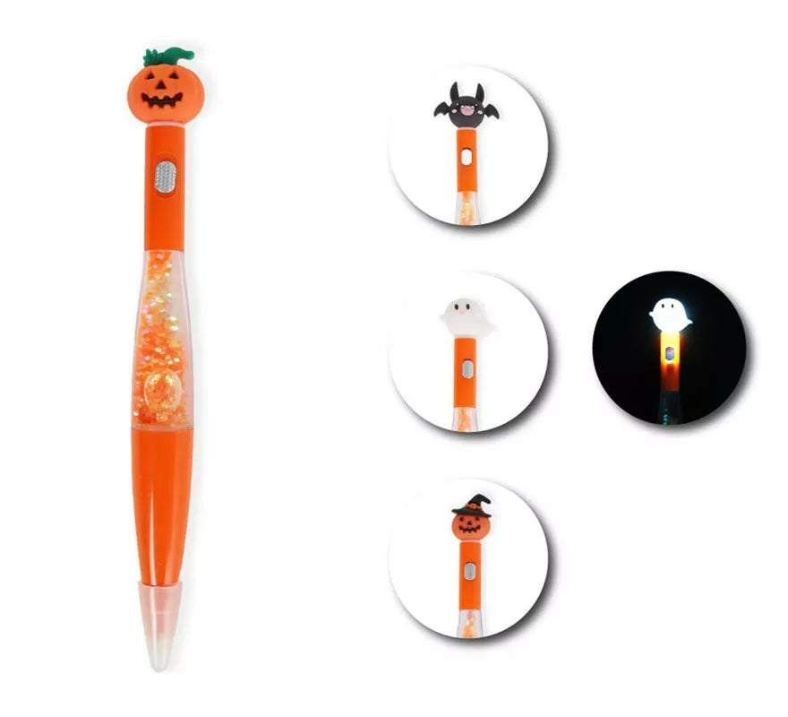 Translation missing: fr.Bolígrafo de Halloween en modelos surtidos con luz de 17,5 cm