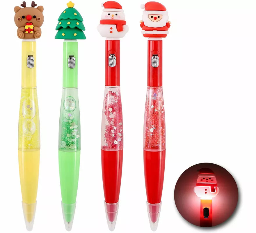 Translation missing: fr.Bolígrafo de Navidad con Luz modelos surtidos