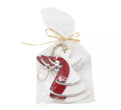 Sachet 3 Anges Bois Rouges et Blancs Assortis