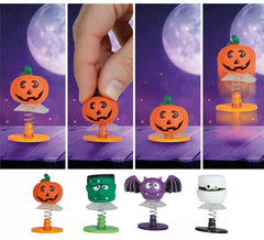 Sachet de 4 Poupées Sautantes Halloween 4,5 cm