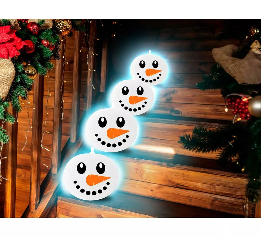 Translation missing: fr.Bolsa 5 Globos Muñeco Nieve con Luz