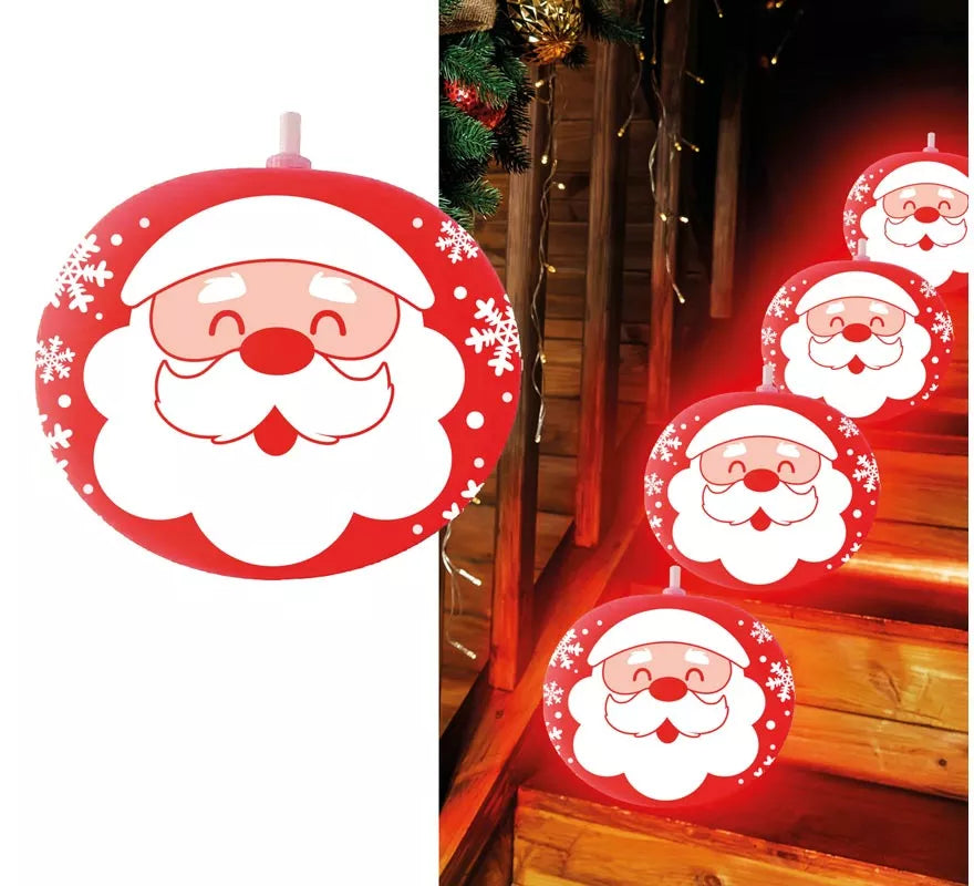 Translation missing: fr.Bolsa 5 Globos Santa Claus con Luz