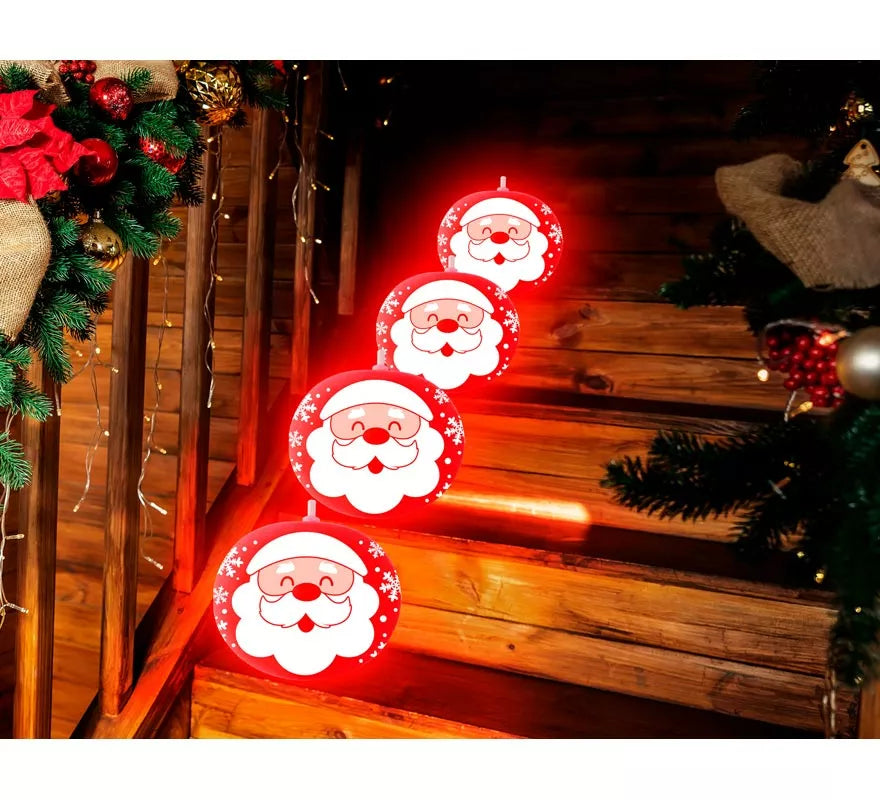 Translation missing: fr.Bolsa 5 Globos Santa Claus con Luz