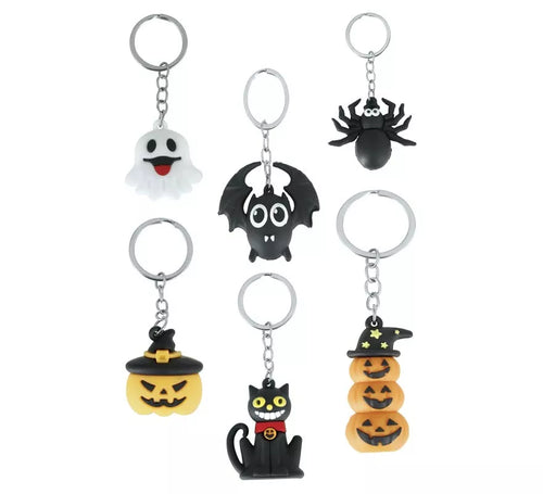Bolsa 6 Llaveros Halloween de 4.5 cm