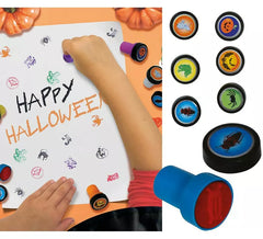 Sachet de 6 tampons Halloween 4 cm