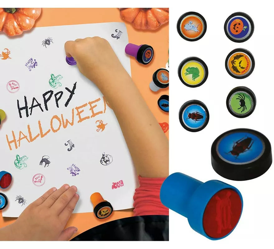 Translation missing: fr.Bolsa 6 Sellos Halloween 4 cm