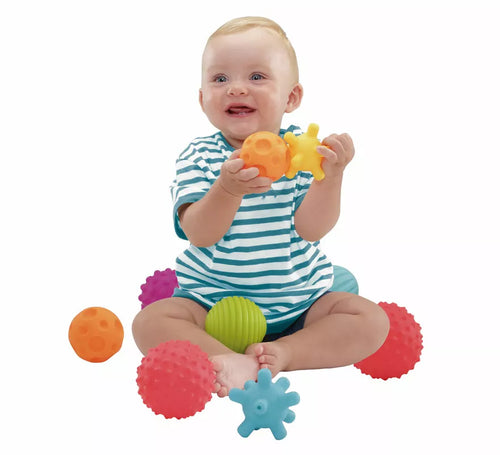 Bolsa de 10 Bolas Sensoriales para bebé