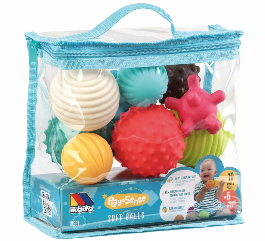 Translation missing: fr.Bolsa de 10 Bolas Sensoriales para bebé