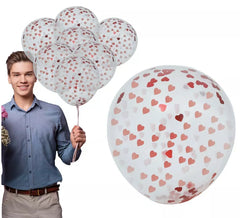 Sachet de 10 ballons en forme de cœur