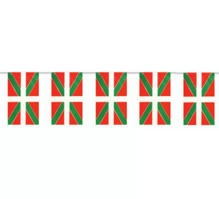 Translation missing: fr.Bolsa de 50m. Bandera de Euskadi de plástico