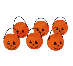 Pack de 6 Citrouilles de 7 cm Décoration Halloween