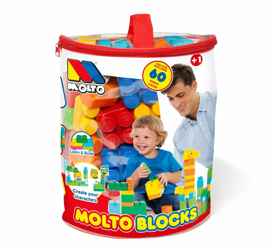 Translation missing: fr.Bolsa de Bloques Moltó Blocks con 60 Piezas
