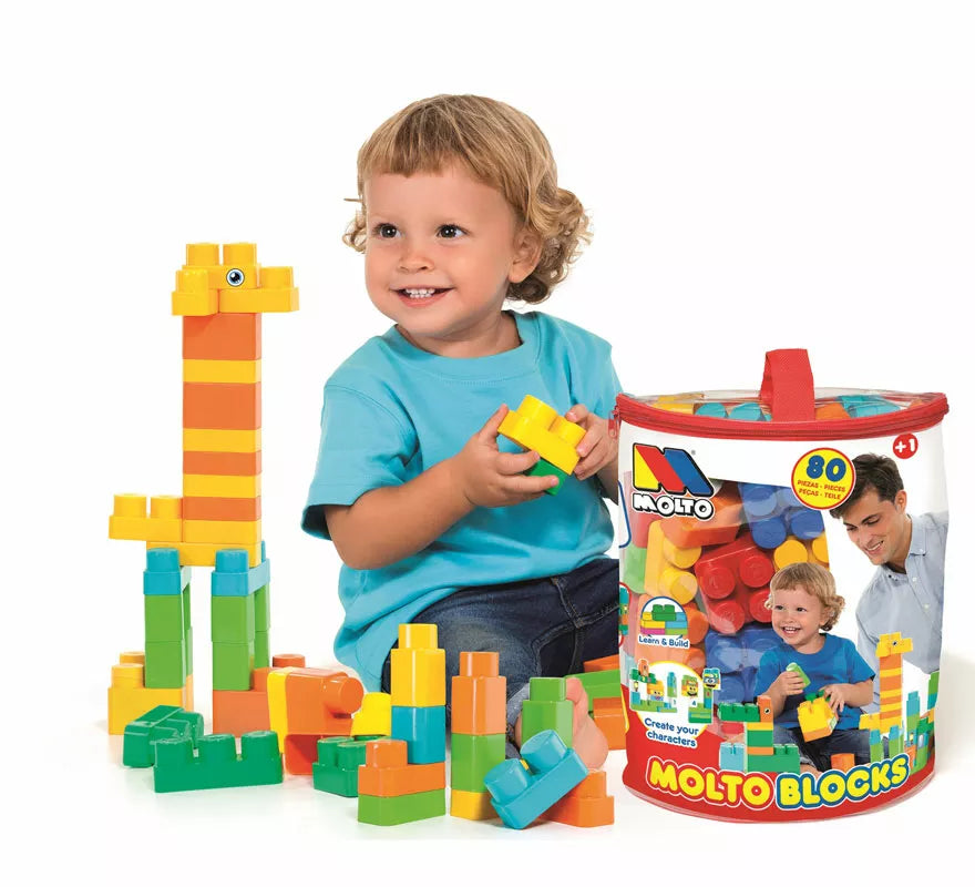 Translation missing: fr.Bolsa de Bloques Moltó Blocks con 80 Piezas