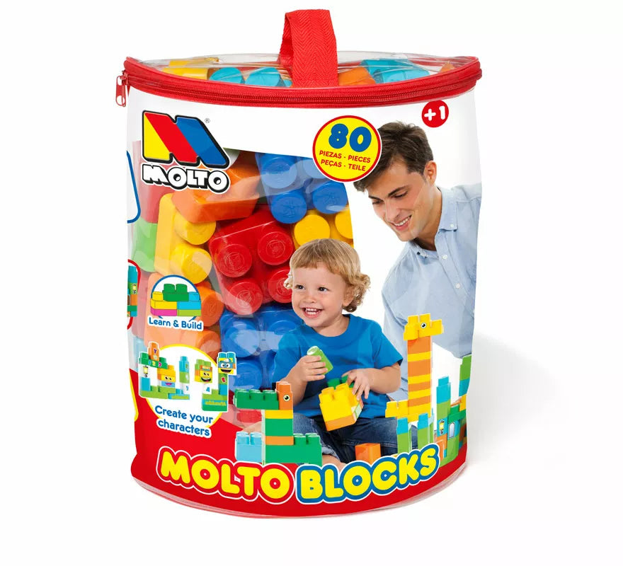 Translation missing: fr.Bolsa de Bloques Moltó Blocks con 80 Piezas