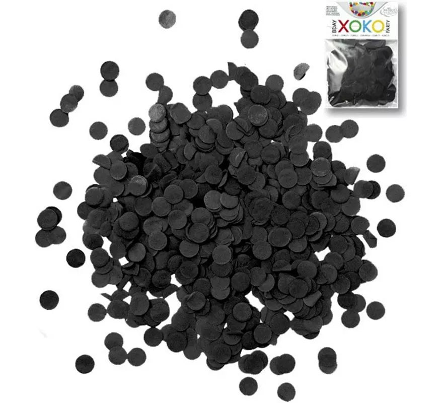 Translation missing: fr.Bolsa de Confetti color Negro de 15 gramos