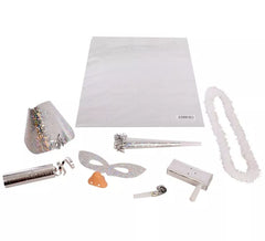 Sac de cotillon métallisé argent